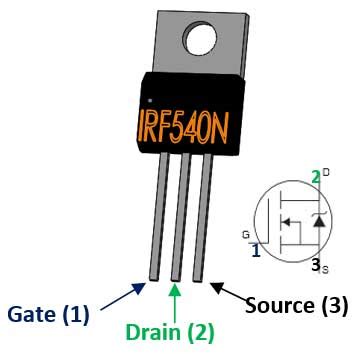IRF540N MOSFET Pinout Features Equivalent Datasheet