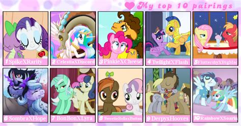 Las Mejores Parejas De My Little Pony Topbeastreviews