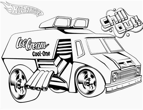 Hot Wheels Cars Coloring Pages at GetColorings.com | Free printable