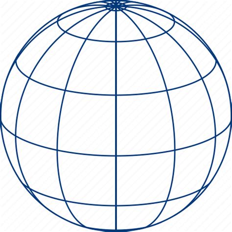 Global Globe Model Navigation Planet Sphere World Map Icon