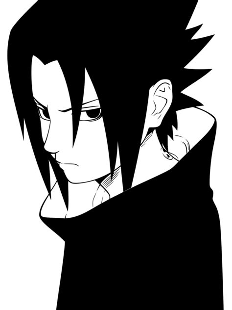 Naruto And Sasuke Wallpaper Black And White Sasuke Sig Simple Request