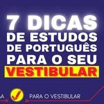 Dicas Para Estudar L Ngua Portuguesa Para O Vestibular From L Ngua