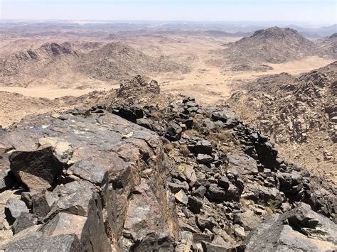 Mount Sinais Distinct Blackened Peak Jabal Maqla