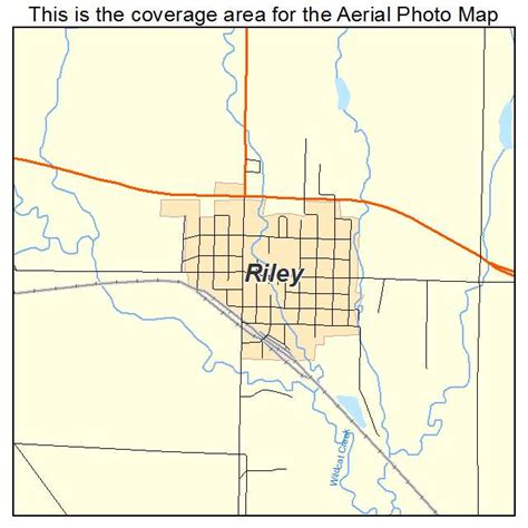 Aerial Photography Map Of Riley Ks Kansas