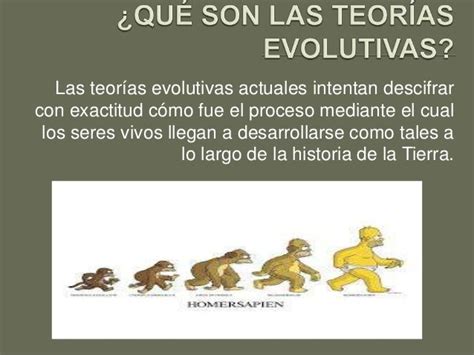 Teorías Evolutivas Actuales