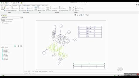How To Model Exploded View Isometric View Drawing In Creo Parametric