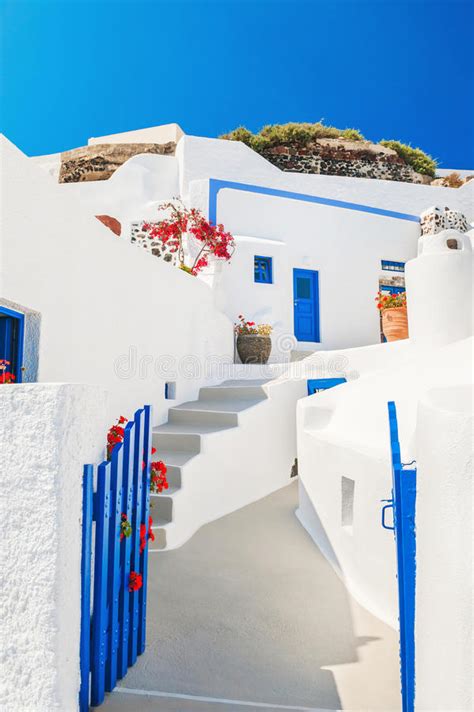 White Architecture On Santorini Greece Stock Photo Image Of Beauty