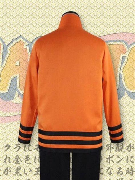 Naruto Uzumaki 7th Hokage Orange Jacket Stars Jackets