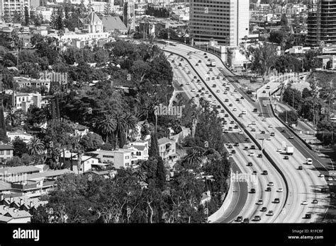 Los Angeles California Usa May 28 2017 The Highway 101 In Los