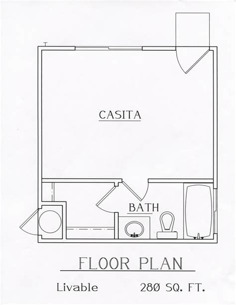 Studio Casita Floor Plans Floorplansclick