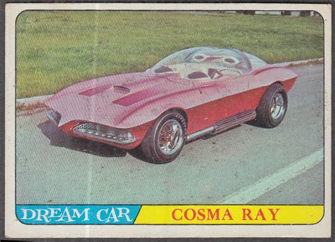 Topps George Barris And Darryl Starbird Cosma Ray Dream Car Trading Card 1968