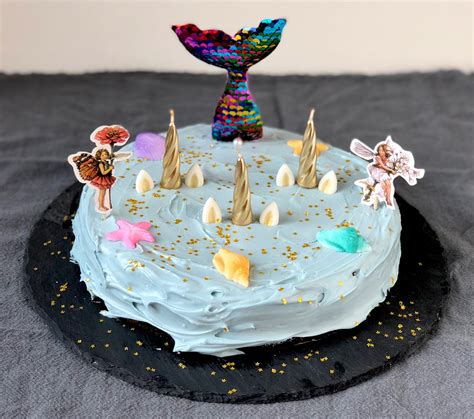 Unicorn Fairy Mermaid Birthday Cake — Lala Lunchbox
