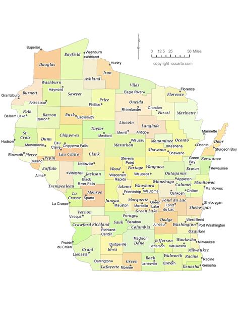 Wi County Map Photos