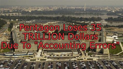 Pentagon Lost Track Of 35 Trillion Dollars