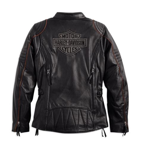 It was hardly worn at all. Harley-Davidson Womens Waterproof Eclipse Leather Riding ...