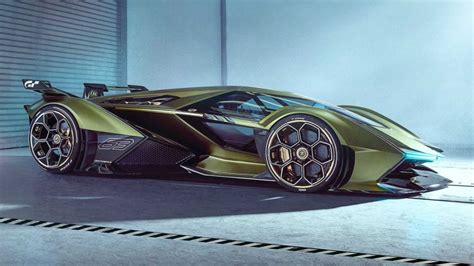 Gold Bugatti Vision Gran Turismo Supercars Gallery