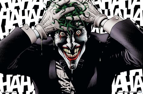 Joker Crazy Laughing Comic Book Art Print Poster 22x34 Poster Foundry