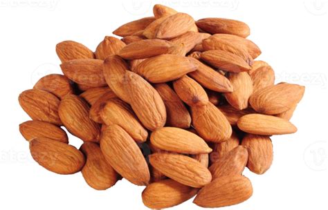 Group Of Almond Nuts Concept 12596346 Png