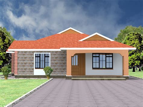 Simple Three Bedroom House Plan Design Hpd Consult