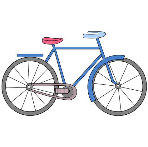 How To Draw A Bike Really Easy Drawing Tutorial