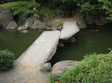 Kiyosumi Stonebridge Japanese Garden Pond Bridge Beautiful