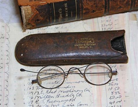 antique eye glasses spectacles in original leather case etsy glasses eye glasses spectacles