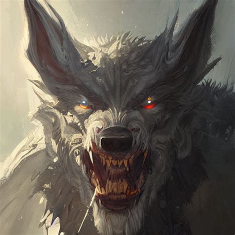 Prompthunt A Portrait Of A Grey Old Man Werewolf Dragon Dragon Dragon