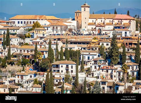 Albaycin Houses In The Old City Granada Andalucia Spain Stock Photo Alamy