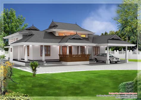 Modern Luxury South Indian Style House Home Kerala Pl
