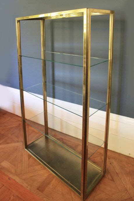 brass and glass etagere shelves the mintlist vintage inspired design shelves contemporary house