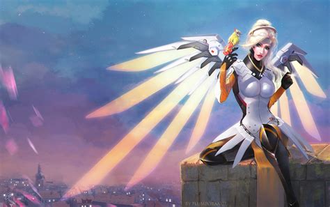 Mercy Overwatch Artwork 3 Hd Games 4k Wallpapers Images Backgrounds
