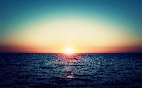 Ocean Sunset Horizon Wallpaper 2560x1600 31206
