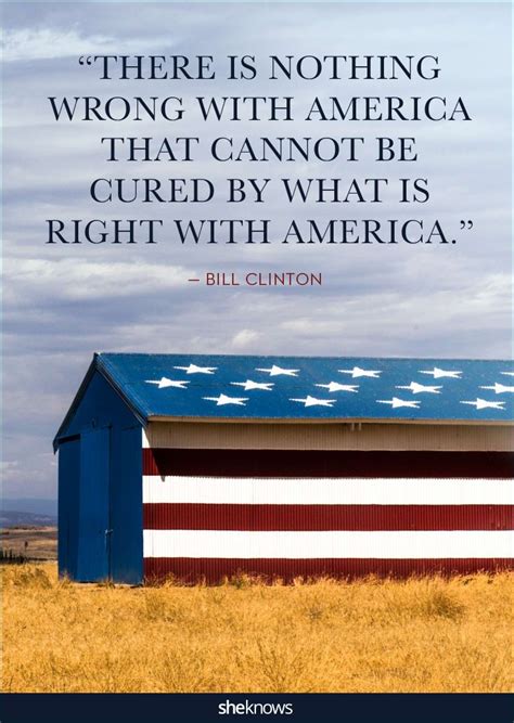 An American Flag With The Quote There Is Nothing Wrong With America