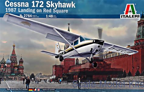Italeri Cessna 172 Skyhawk Plastic Scale Model Kit In 172 Scale