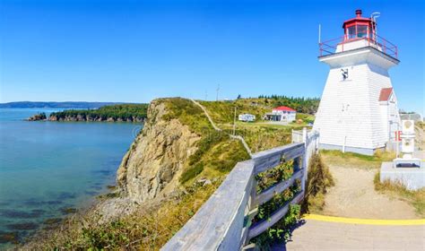 Cape Enrage Lighthouse In New Brunswick Stock Photo Image Of Ocean