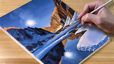 Painting Sunrise Reflection Acrylic Painting Correa Art YouTube