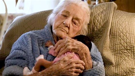 dying 92 year old incredibly lives on after meeting newborn great granddaughter youtube