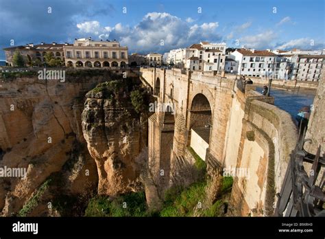 Puente Nuevo Or New Bridge Spanning El Tajo Gorge In Ronda Andalucia