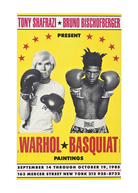 Andy Warhol 1928 1987 And Jean Michel Basquiat 1960 1988 Poster