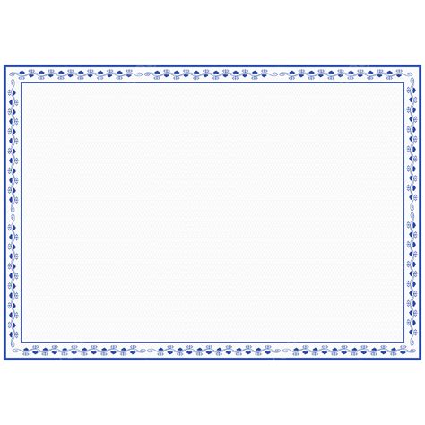 Blue Certificate Border Vector Art Png Certificate Border Box Blue