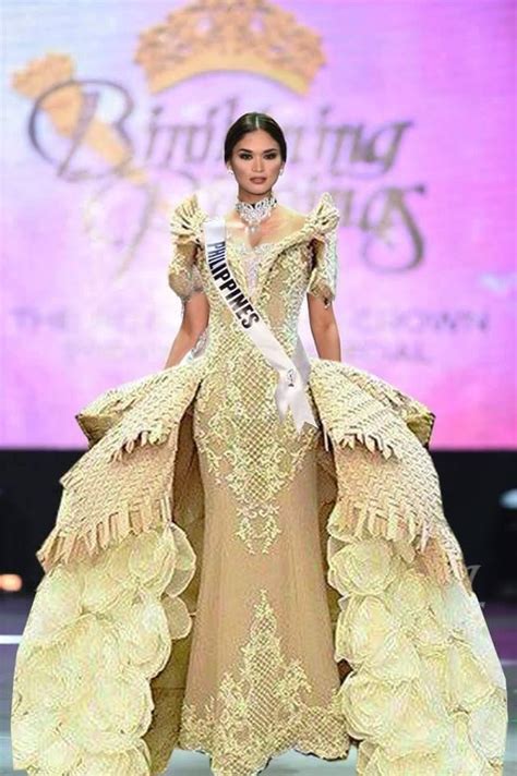 Philippine National Dress Custom Modern Filipiniana Gown Modern