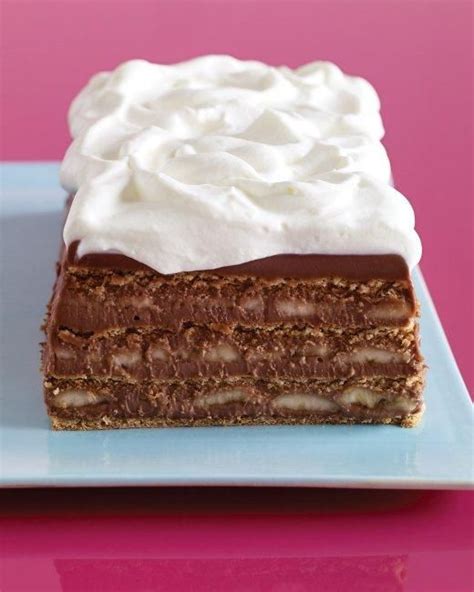 Chocolate Banana And Graham Cracker Icebox Cake Recipe Recipe