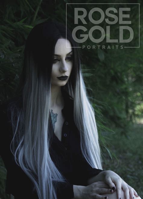 Goth Portraits Of Alternative Model The Black Metal Barbie Wig By