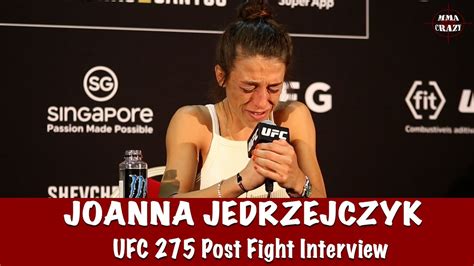 An Emotional Joanna Jedrzejczyk Reacts To Ko Loss Over Zhang Weili At