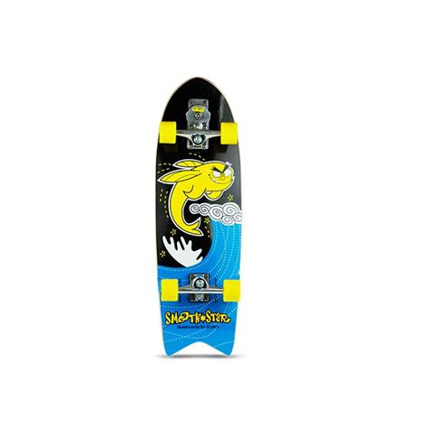 Smoothstar Flying Fish Yellow Surfskate Complete 10 X 32 Newtons