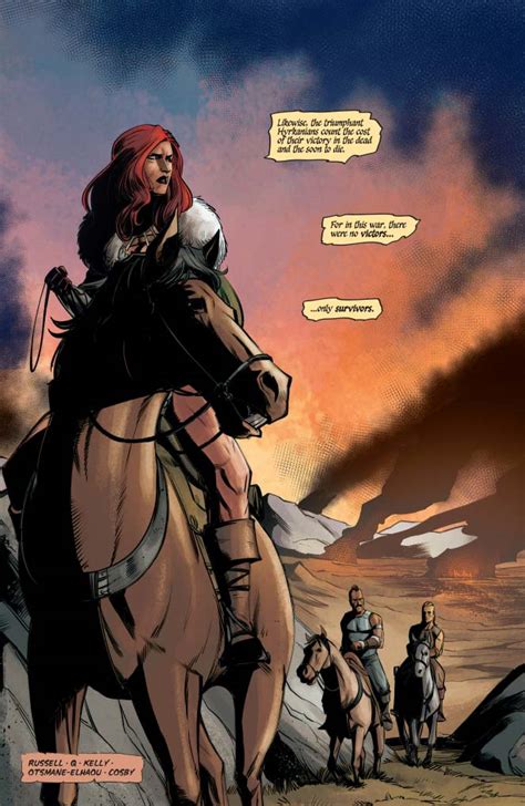 The Battles Over But The Wars Just Begun In Red Sonja 13 Monkeys