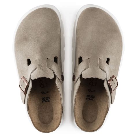 Boston Suede Leather Taupe Shop Online At Birkenstock