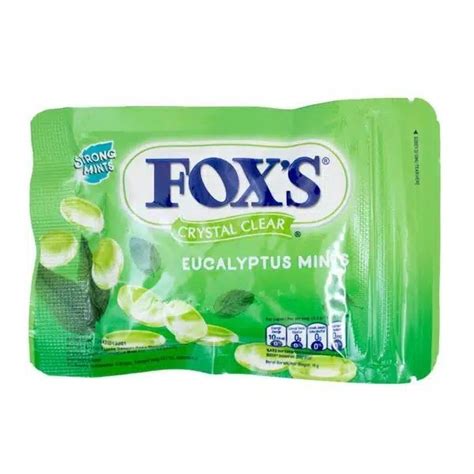 Jual Berhadiah Foxs Crystal Clear Eucalyptus Mints 15gr Permen Foxs Minyak Kayu Putih Candy Mint