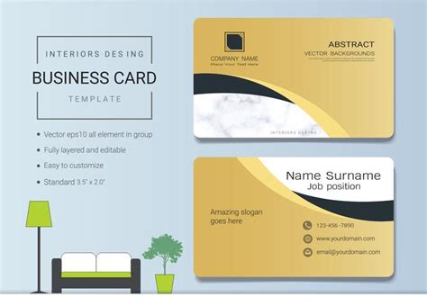 The interior design is not only choosing colors to your wall but it is about improving the way of life. Business name card template for interior designer ...