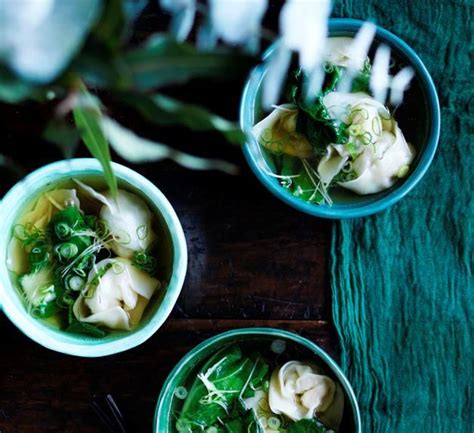 For the amount of effort required, i probably won't be making this again. Cantonese-style prawn wonton soup | Recipe | Soup, Soup ...